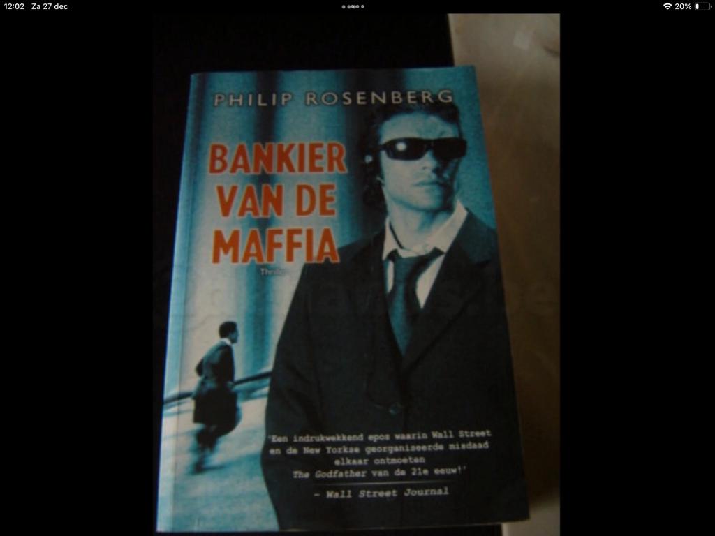boek bankier van de mafia, Ophalen of Verzenden, Zo goed als nieuw