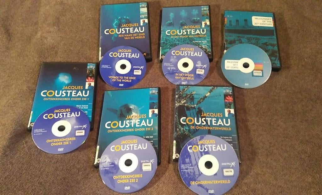 Jacques Cousteau DVD set, Ophalen of Verzenden