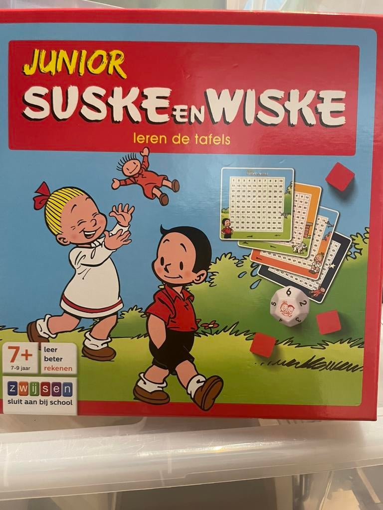 suske en wiske leren de tafels, Hobby en Vrije tijd, Gezelschapsspellen | Kaartspellen, Zo goed als nieuw, Ophalen