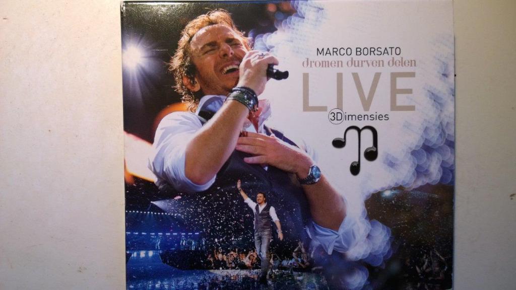Marco Borsato - Dromen Durven Delen Live 3Dimensies, Envoi, Comme neuf, Pop