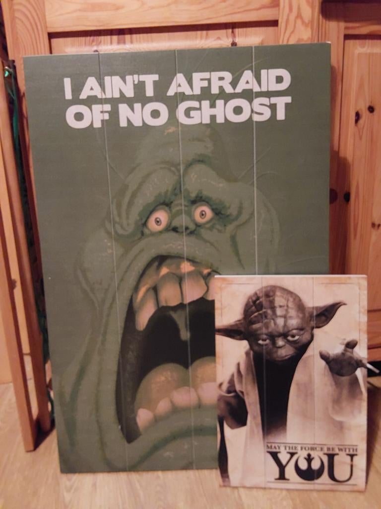 Star Wars Ghostbusters houten frame, Ophalen of Verzenden