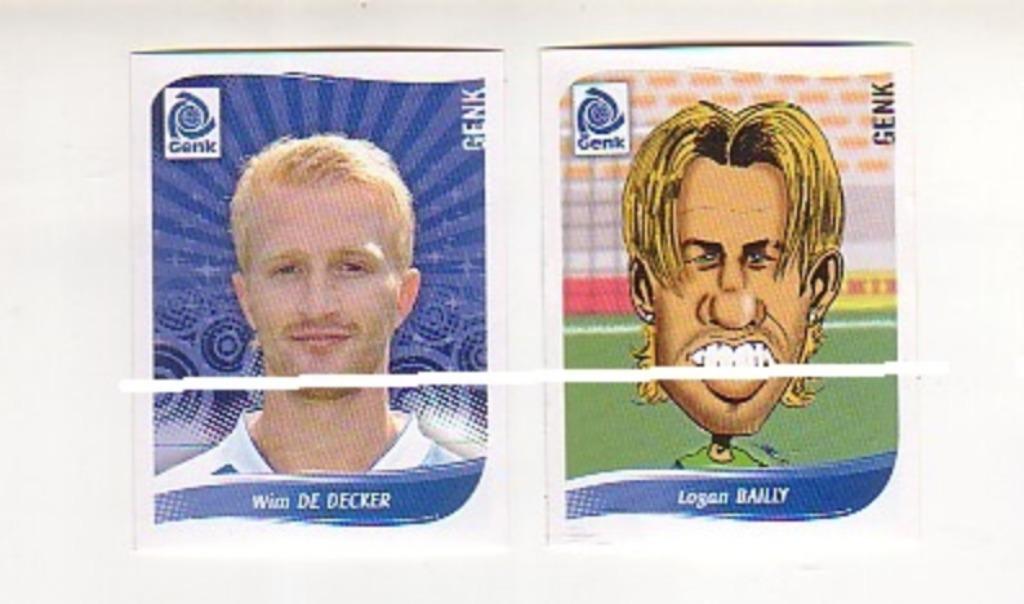 Panini Football 2009 / KRC Genk / 2 stickers, Verzenden, Nieuw, Poster, Plaatje of Sticker