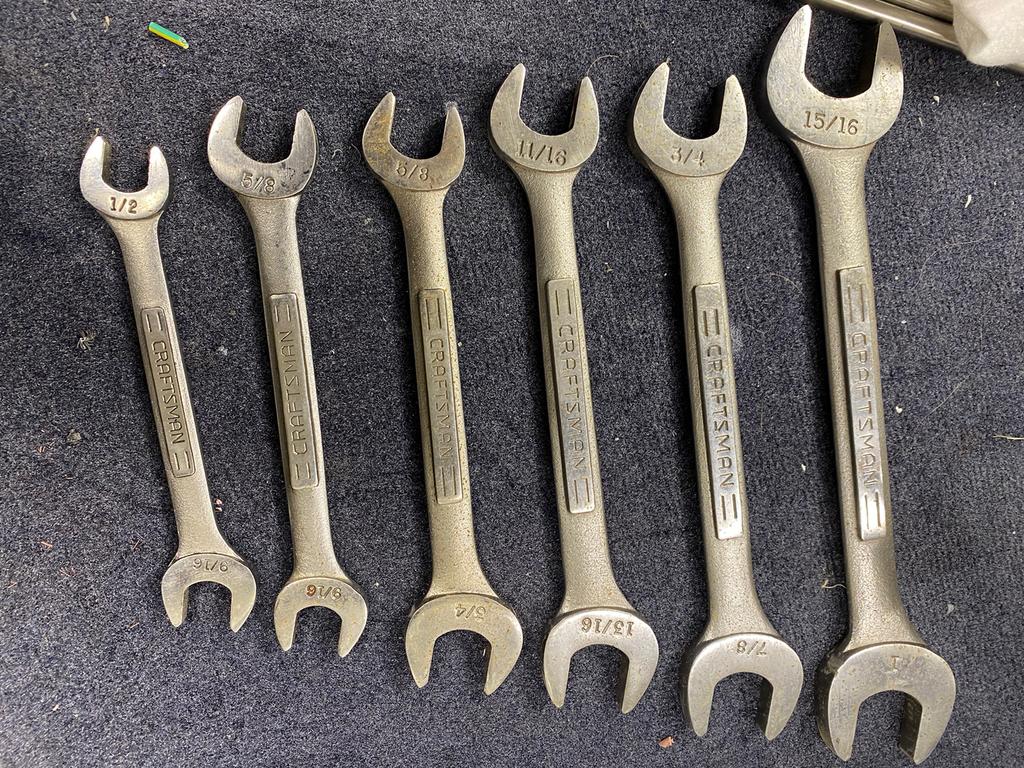 Setje sleutels Engelse maten Craftsman., Enlèvement, Comme neuf