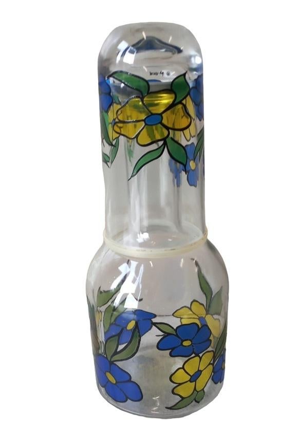 Avir vintage karaf en glas, Ophalen of Verzenden