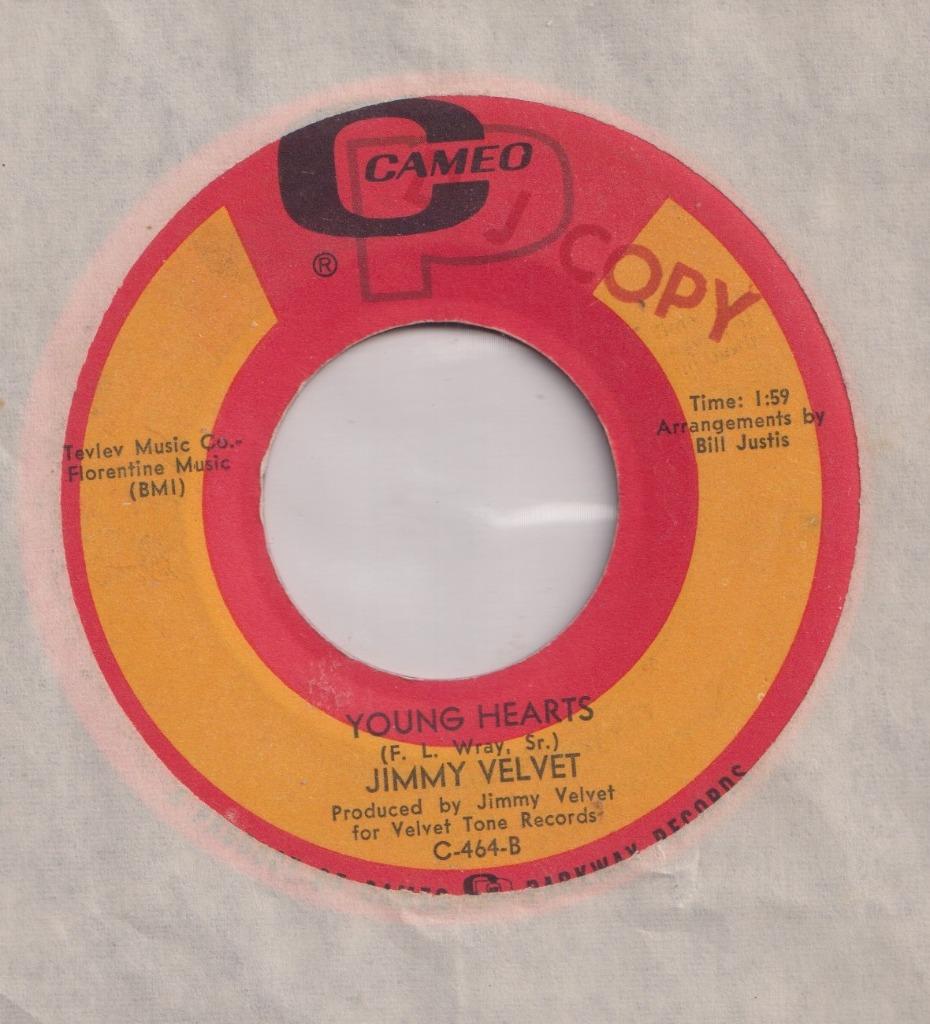 Jimmy Velvet - Take me tonight / Young hearts - Single, Ophalen of Verzenden, Gebruikt, Pop