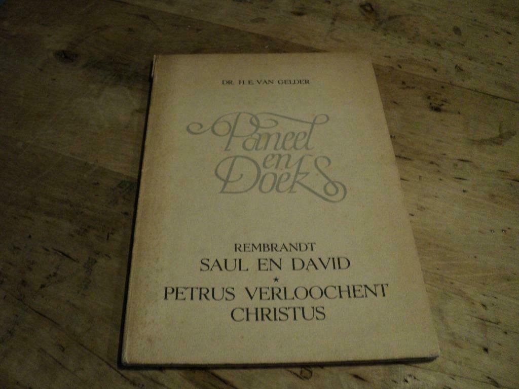 boek PANEEL EN DOEK   REMBRANDT, Enlèvement ou Envoi