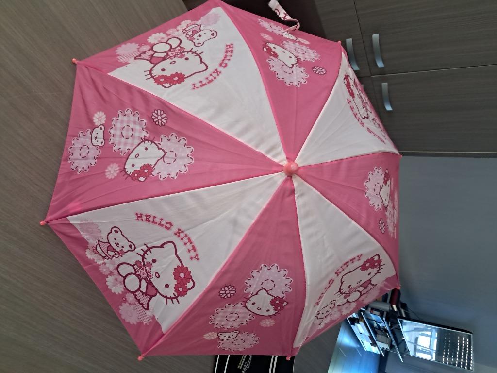Kinder paraplu hallo kitty, Enlèvement ou Envoi, Utilisé, Rose
