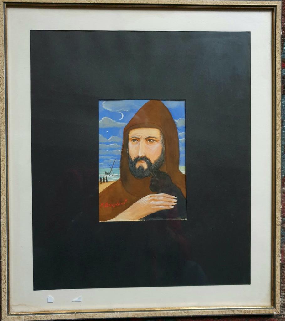 Gouache de Paul Bruylant 1939 Gand, Antiquités & Art, Art | Peinture | Classique, Enlèvement ou Envoi