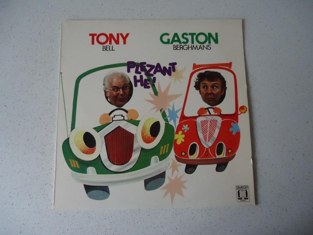 LP  "Tony Bell & Gaston Berghmans" Plezant Hè ! anno 1976., Cd's en Dvd's, Vinyl | Nederlandstalig, Ophalen of Verzenden, Zo goed als nieuw