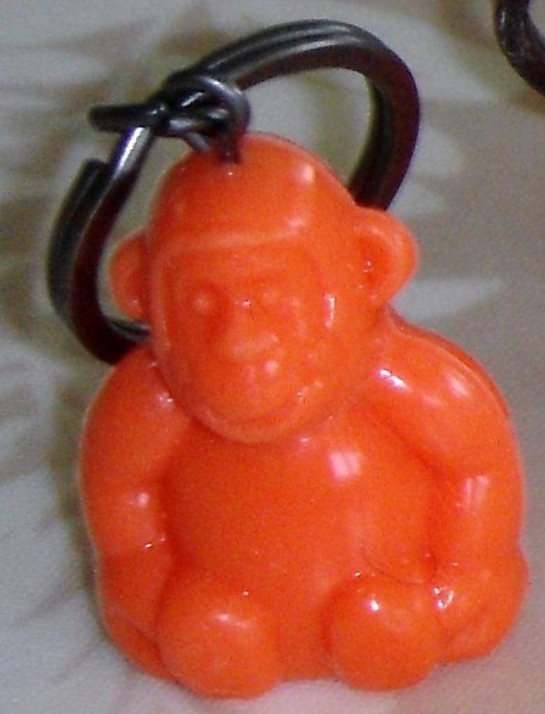 Porte-clés mini (3 cm) singe KIPLING en plastique dur neuf, Ophalen of Verzenden, Nieuw, Knuffel of Figuurtje