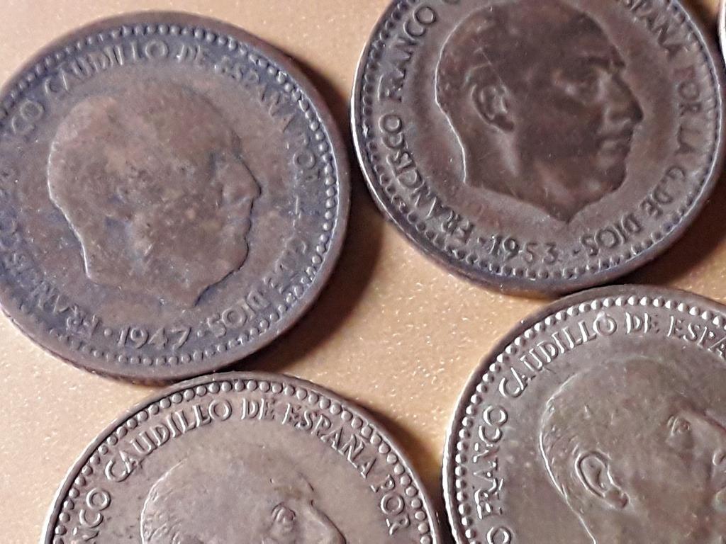 1 Peseta Franco Spanje, Postzegels en Munten, Verzenden, Overige landen, Losse munt