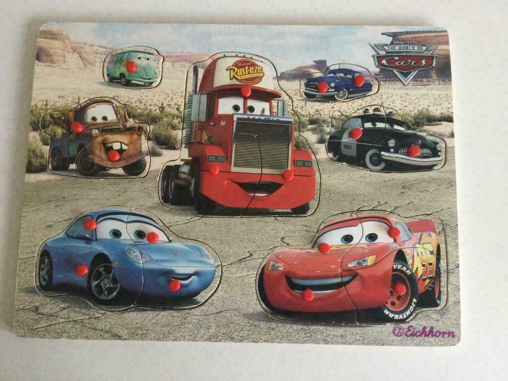 Puzzel cars, Ophalen of Verzenden, Zo goed als nieuw, 2 tot 4 jaar