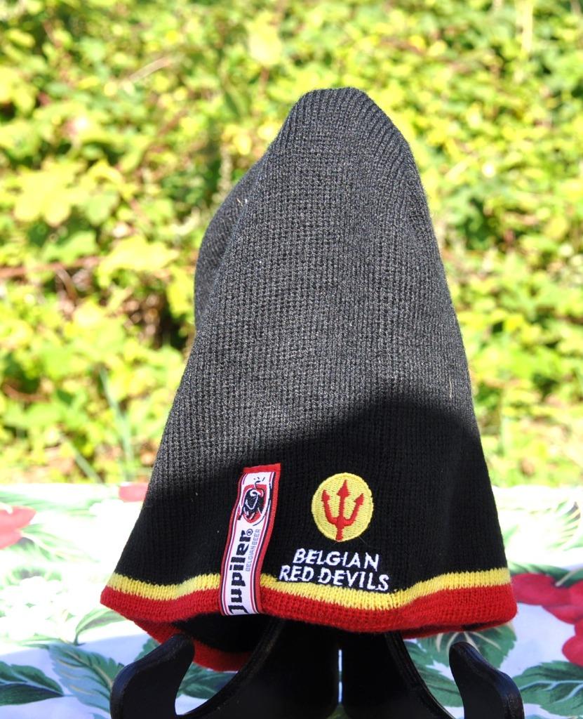 bonnet breton publicité jupiler belgian red devils, Verzamelen, Ophalen of Verzenden, Nieuw, Kleding, Jupiler
