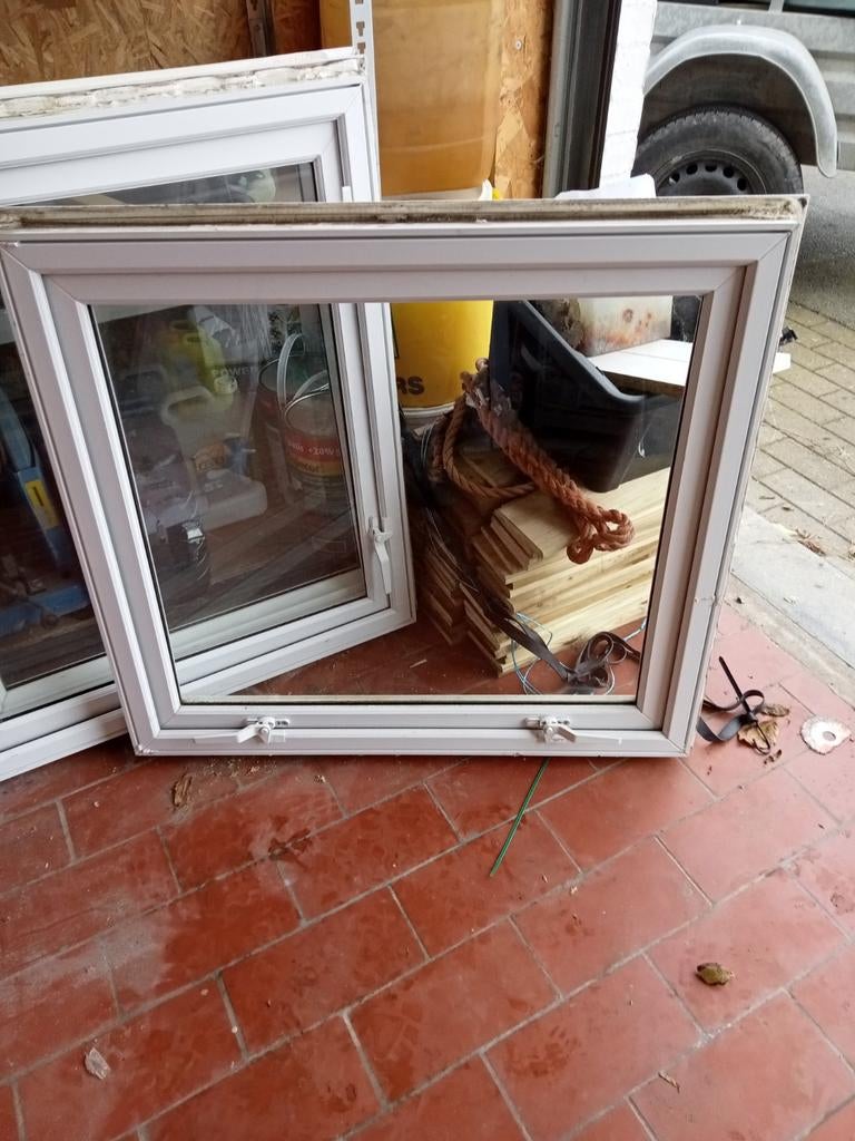 Stacaravan pvc ramen met enkel glas