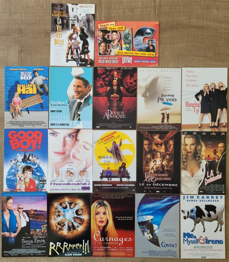 17 reclamekaarten: thema film, Collections, Enlèvement ou Envoi