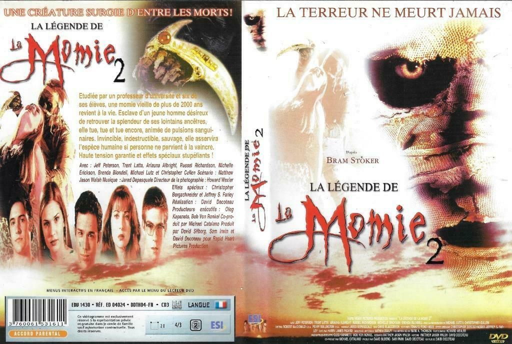 Le DVD La Légende de la Momie 2 de David DeCoteau, Vanaf 16 jaar, Ophalen of Verzenden, Spoken en Geesten