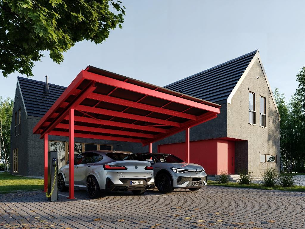 Sun Steel Solar Carports en Farms, Tuin en Terras, Overkappingen, Ophalen, Carport, Sun Steel, Nieuw