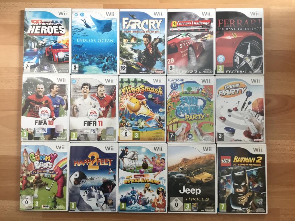 Nintendo wii games, Enlèvement ou Envoi