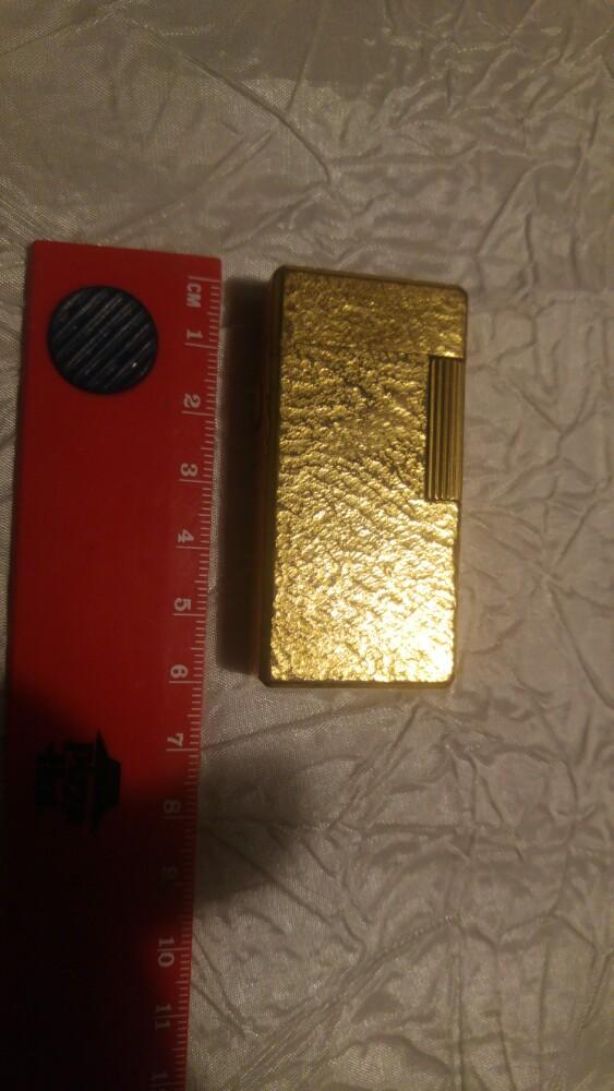 Vintage aansteker briquet Dunhill 70 doré england, Envoi, Utilisé, Briquet