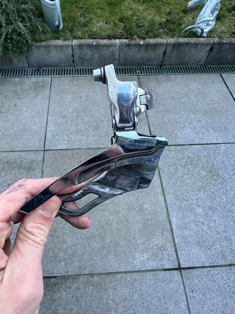 Triple voorderailleur - shimano 105, Ophalen of Verzenden, Gebruikt, Derailleur of Ketting