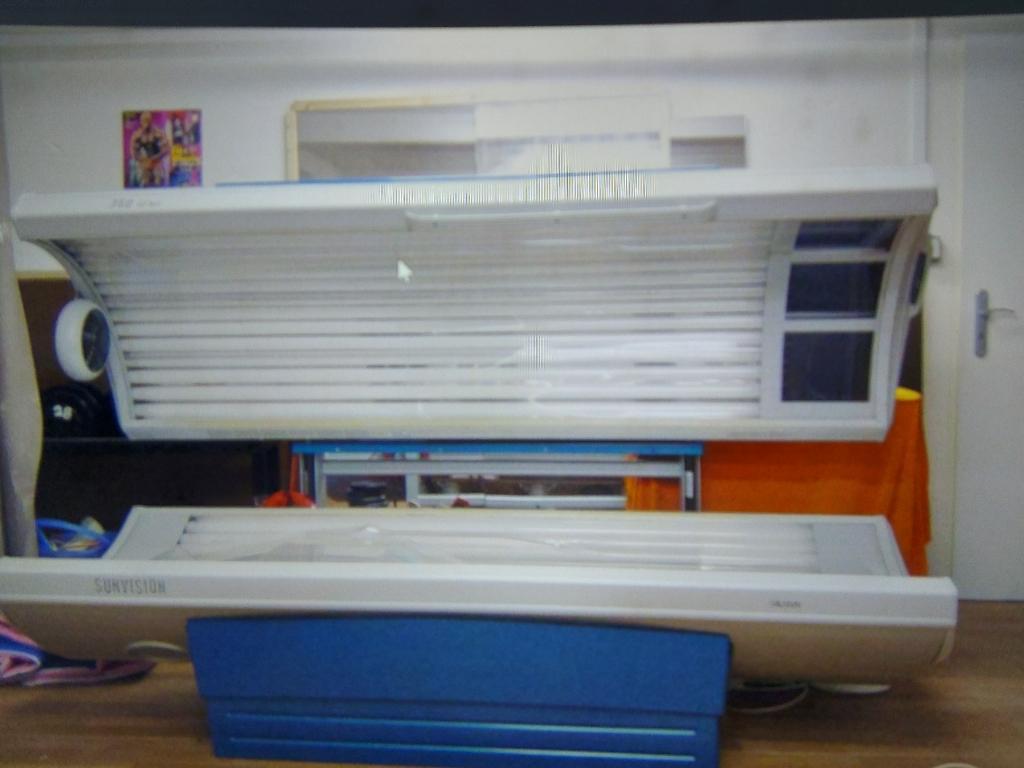 Banc Solaire Solarium Sunvision 360, Electroménager, Solarium, Banc solaire & Bronzage facial, Enlèvement, Utilisé, Banc solaire double