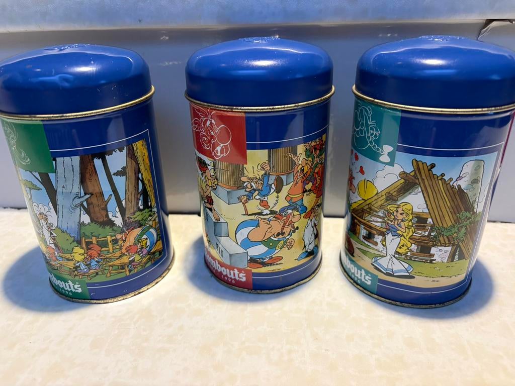 Boites en metal Astérix, Collections, Boîte en métal, Enlèvement, Utilisé