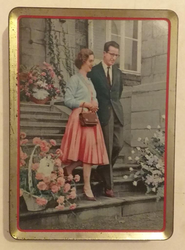 Ancienne boîte en tôle Côte d'Or - Boudewijn et Fabiola, Enlèvement ou Envoi