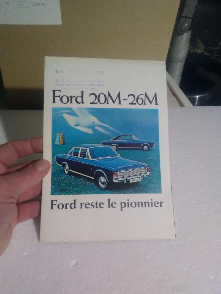 Ford 20M 'publicite de garage, Enlèvement ou Envoi
