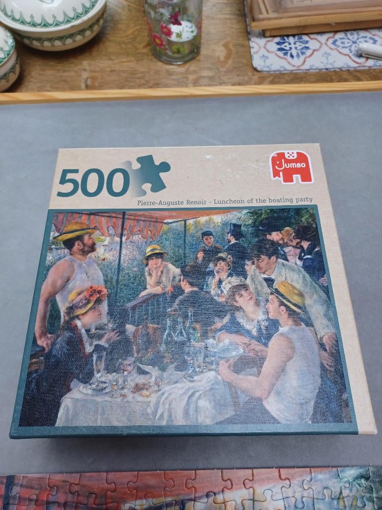 Puzzel 500 stukken Lunch van de roeiers, Ophalen of Verzenden