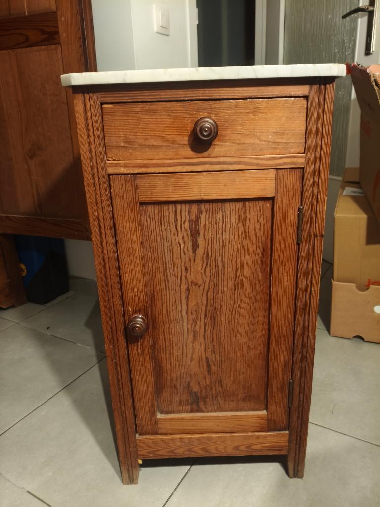 petite armoire marron, Cerisier, 25 à 50 cm, Enlèvement, Utilisé