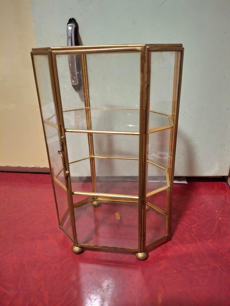 Vitrine miniature vintage ., Enlèvement ou Envoi, Comme neuf, Verre