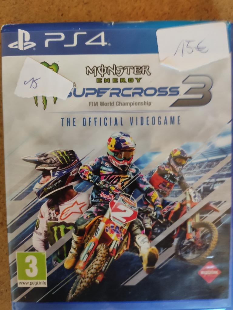 Play station 4 : motorcross 3, Games en Spelcomputers, Spelcomputers | Sony PlayStation 4, Ophalen, Zo goed als nieuw, Met games