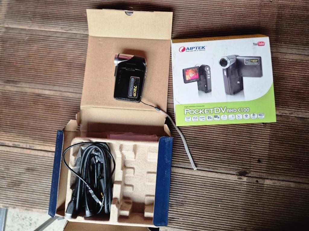 Camera Pocket DVahd c100 HD 720P 1280X720, TV, Hi-fi & Vidéo, Enlèvement ou Envoi, Utilisé, Caméra
