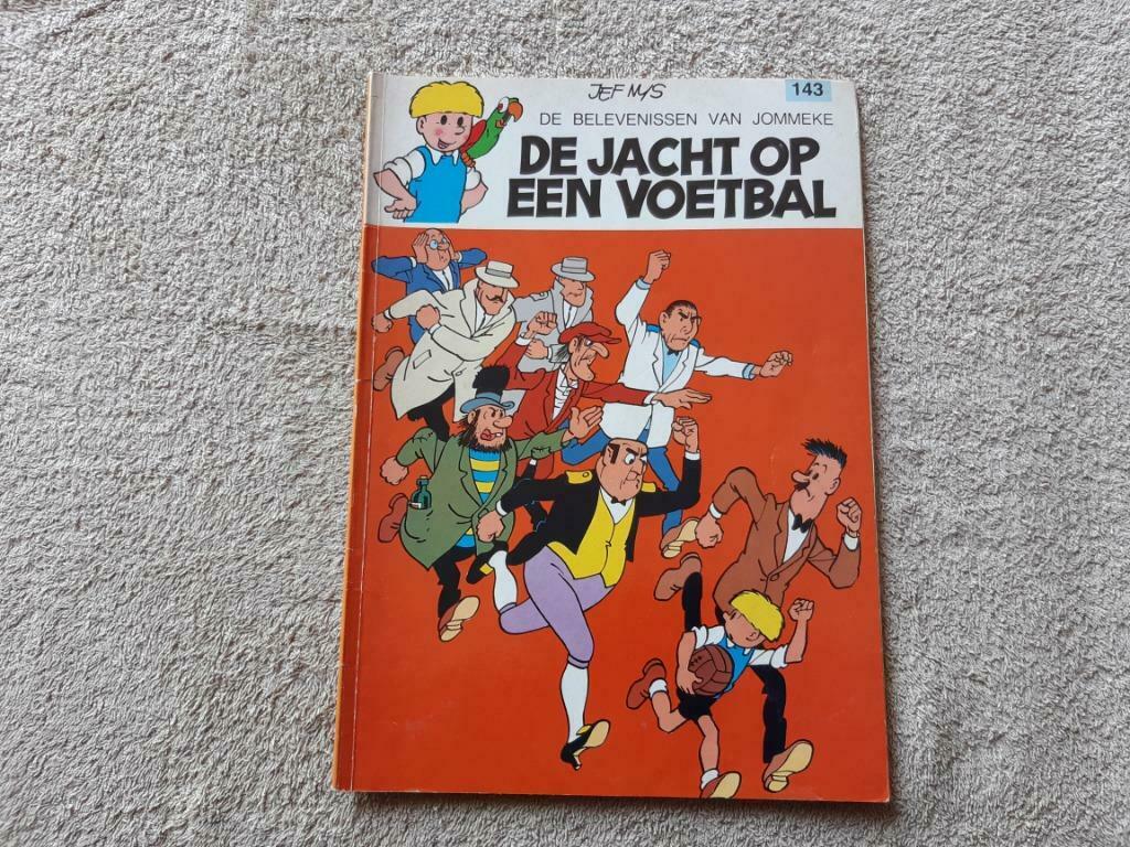 Jommeke.143.De jacht op een voetbal., Boeken, Eén stripboek, Ophalen of Verzenden, Gelezen