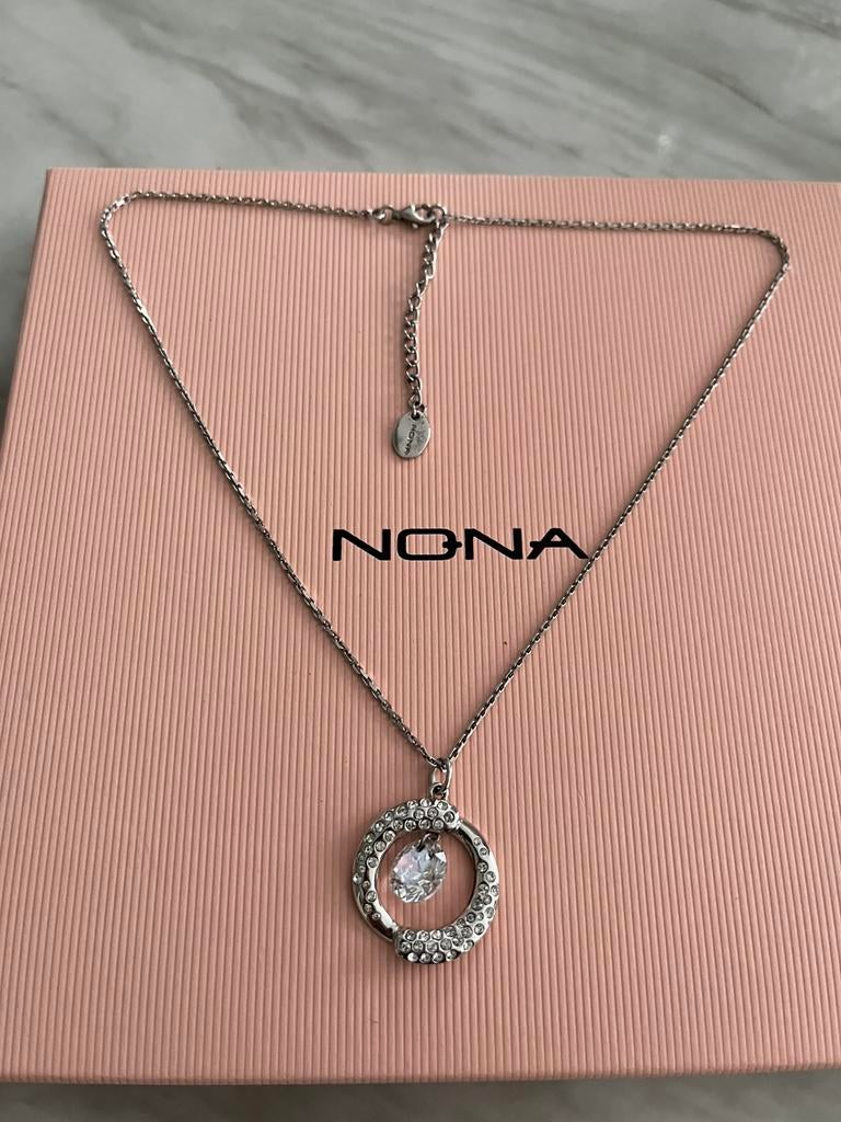 Nona silver ketting 925, Bijoux, Sacs & Beauté, Enlèvement ou Envoi, Comme neuf