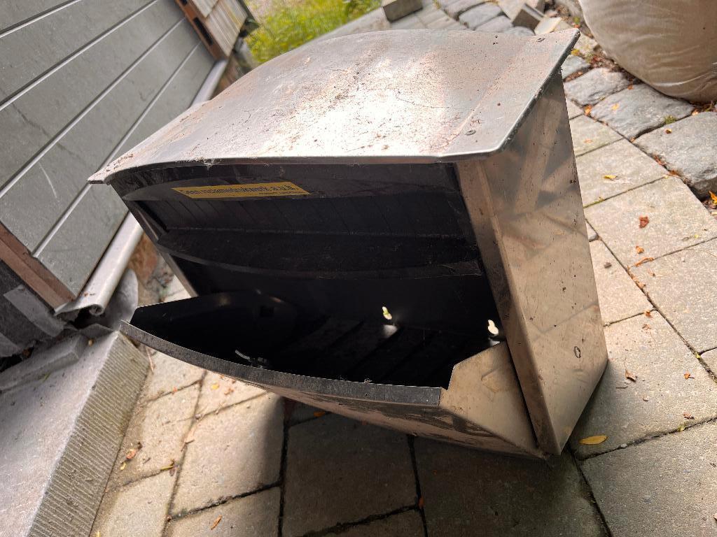 brievenbus inox gebruikt, Tuin en Terras, Brievenbussen, Ophalen, Inox