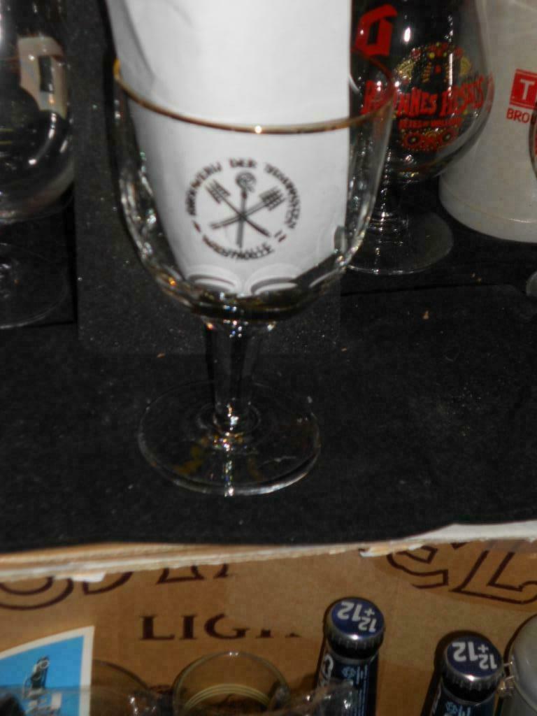 Bierglazen.Brouwerij der Trappisten.Hapkin .Alken.D  65, Ophalen of Verzenden, Zo goed als nieuw, Glas of Glazen, De Koninck