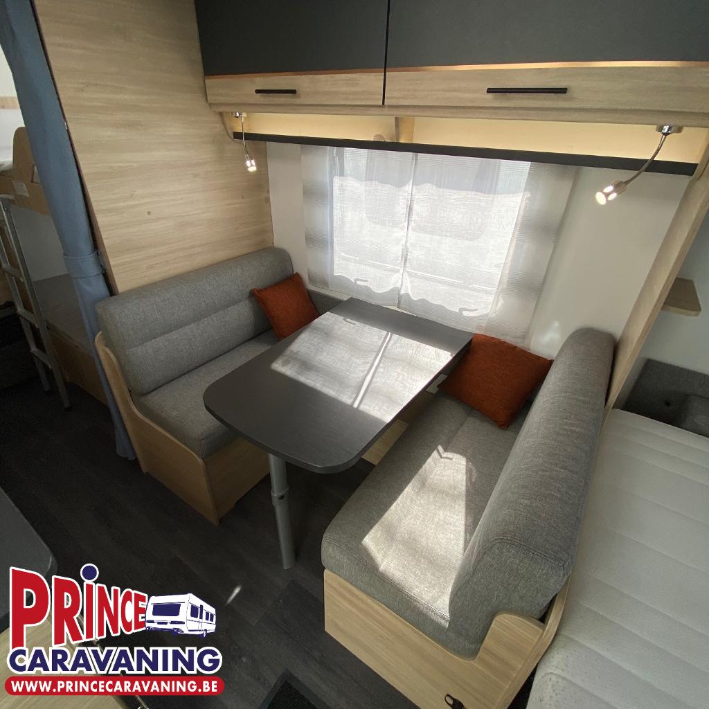 Caravelair Family 496 2022 - Prince Caravaning, Caravanes & Camping, Caravanes, Entreprise, Lit transversal, Caravelair, Roue de secours