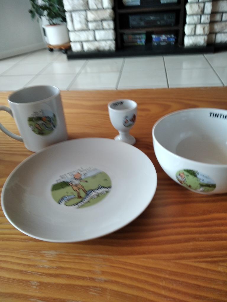Ontbijtset Kuifje, Ophalen of Verzenden, Nieuw