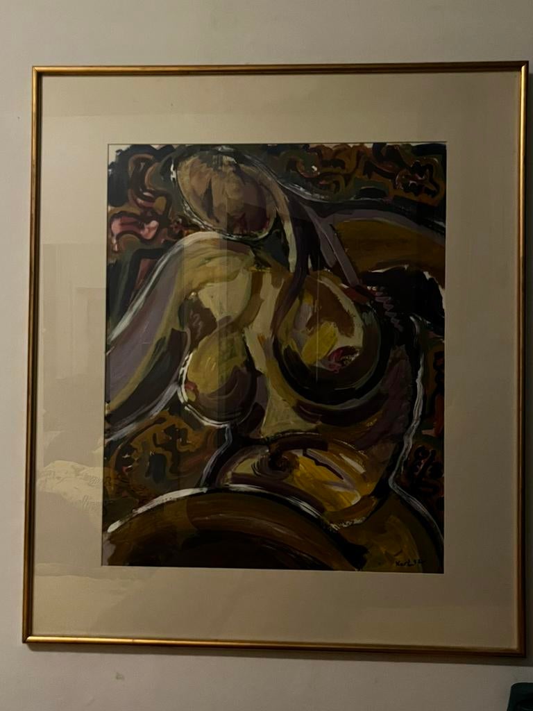 Kunst Schilderij Aalst Karl Mechnig 1992, Enlèvement