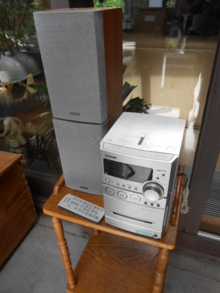 Sony retro stereo set CD en cassette speler model HCD-NEZ3, Ophalen, Gebruikt, Tuner of Radio, Sony