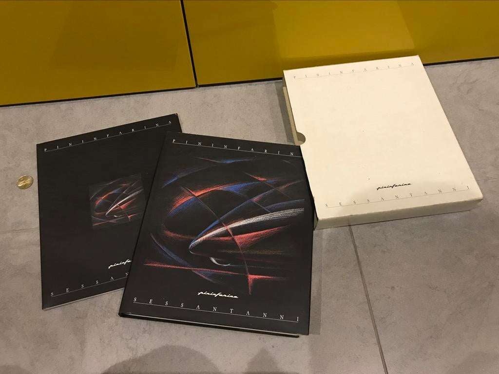 pininfarina sessantanni in slipcase with translate book, Ophalen of Verzenden, Zo goed als nieuw