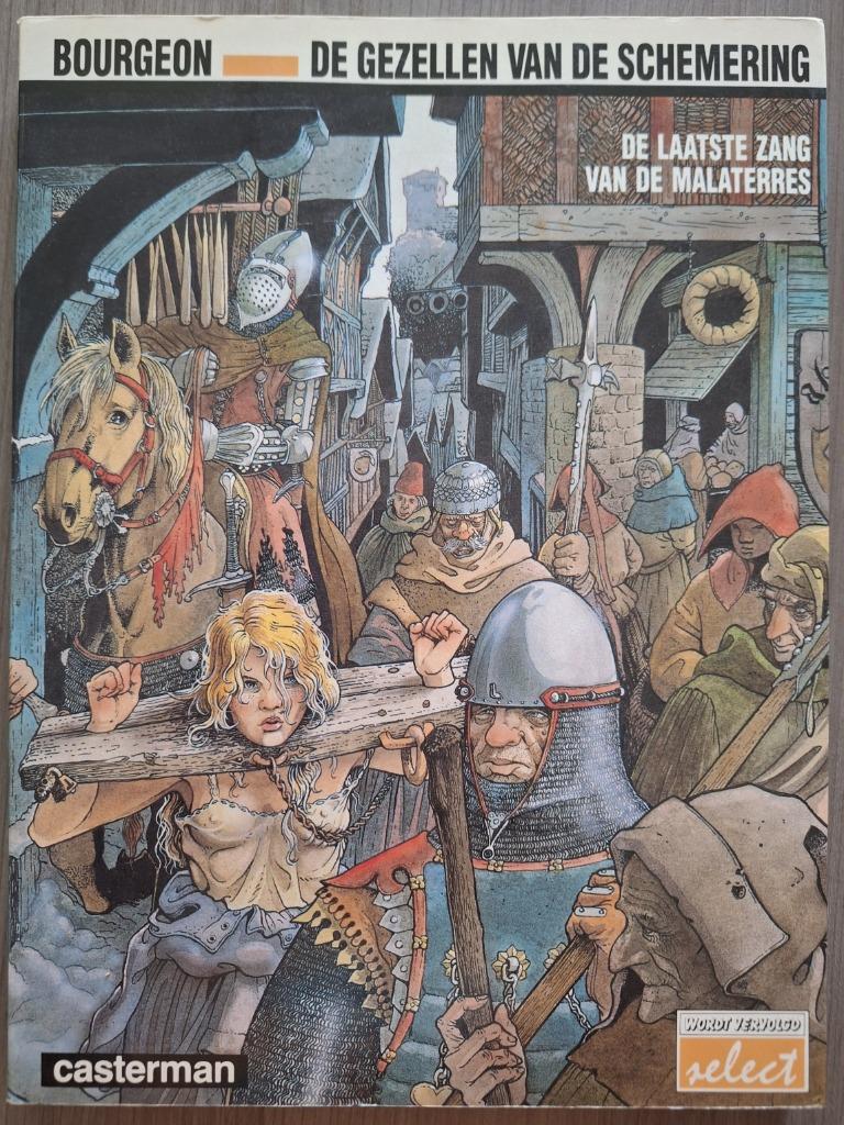 DE GEZELLEN VAN DE SCHEMERING : De laatste zang van de Malat, Boeken, Eén stripboek, Ophalen of Verzenden, Zo goed als nieuw