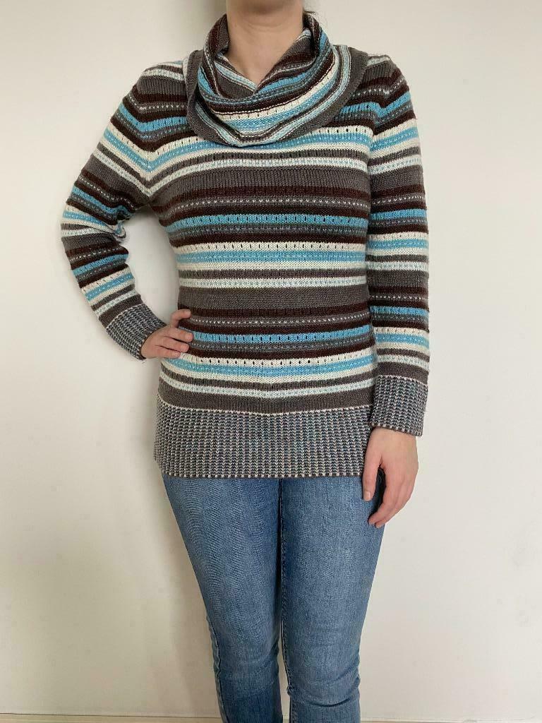Pull ligné C&A taille S, Enlèvement ou Envoi, Taille 36 (S), Porté, Bleu