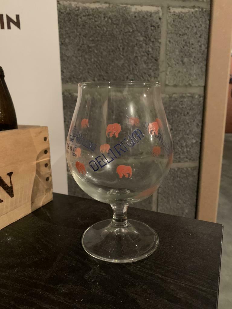 6 glazen Delirium, Verzamelen, Biermerken, Ophalen, Zo goed als nieuw, Glas of Glazen, Overige merken