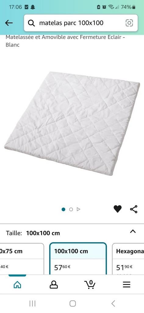 Nieuw Roba matras 100X100 park baby, Ophalen, Nieuw, Overige typen