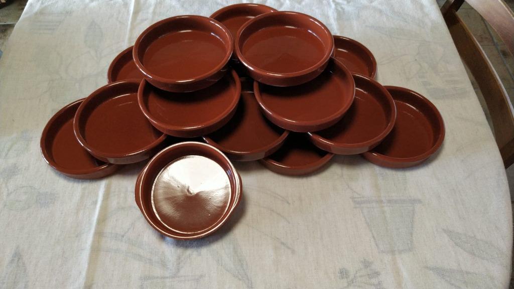 17 teracotta schaaltjes - 1 euro per stuk, Enlèvement ou Envoi