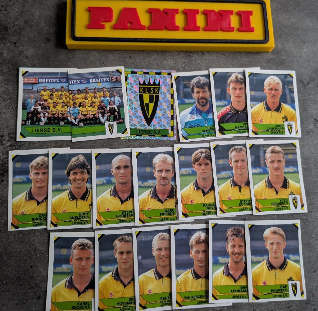 Panini FOOTBALL 95 19 STICKERS 1995 LIERSE VOETBAL, Verzenden, Nieuw