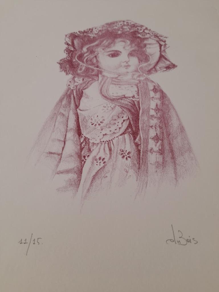 Gravure „Pop in lace” Dubois Inès 1971, Antiek en Kunst, Ophalen
