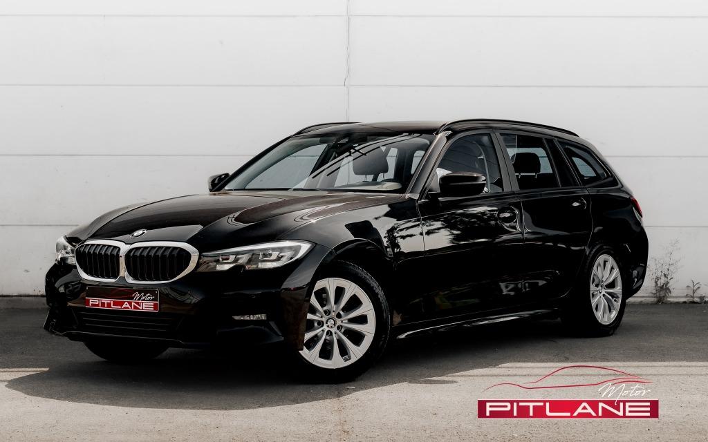 BMW 318 Touring 318DA LANE-ASSIST/LED/3 ZONES/ACC!, Auto's, 1995 cc, 4 cilinders, Zwart, Bedrijf